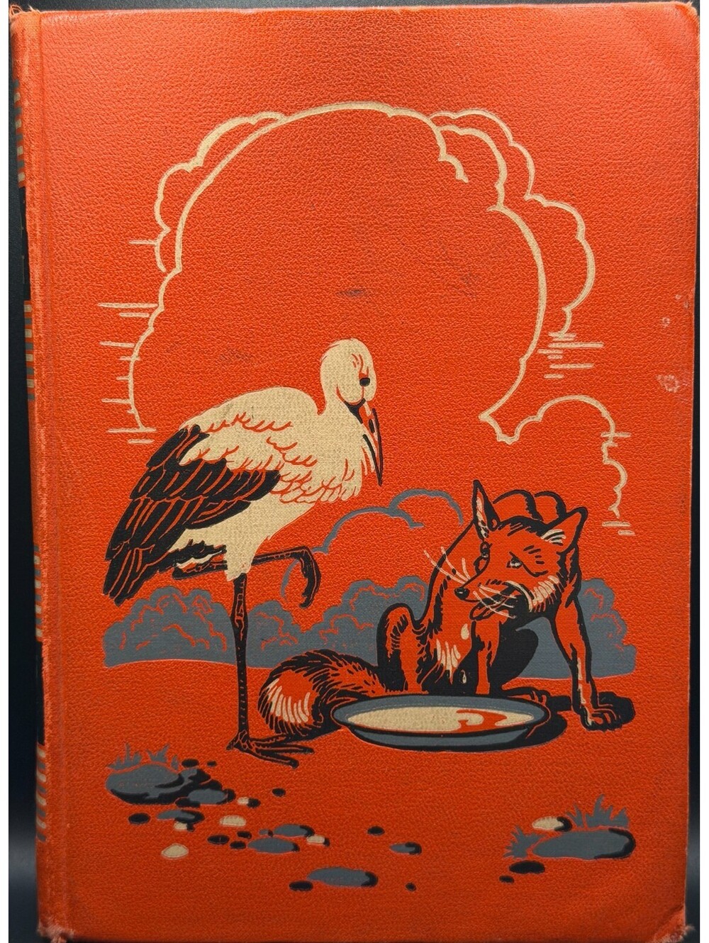 Vintage 1954 Childcraft Volume 3 Folk and Fairy Tales Orange Hardcover